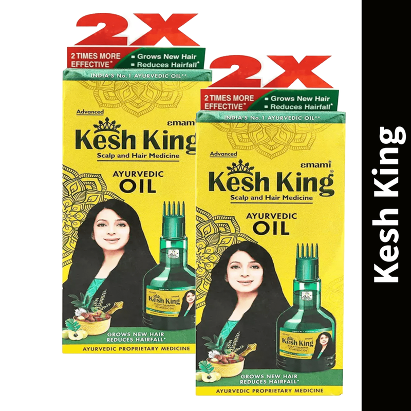 Kesh King Ayurvedic Scalp Hair Oil (100 ml) - Pack Of 2