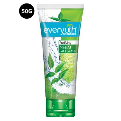 Everyuth Naturals Purifying Neem Face Wash, 50gm