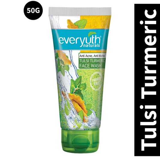 Everyuth Naturals Anti Acne Anti Marks Tulsi Turmeric Face Wash (50 g)