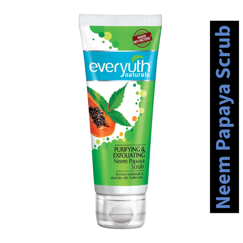 Everyuth Naturals Purifying & Exfoliating Neem Papaya Scrub 100gm