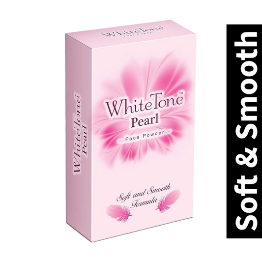 White Tone Face Powder With Soft Shade Formula - 50g