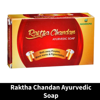 Nagarjuna Raktha Chandan Ayurvedic Soap (75g) (Pack of 1)