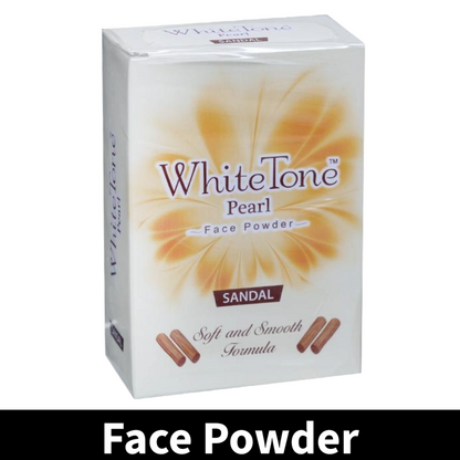 White Tone Sandal Face Powder With Soft & Smooth Formula - 50g