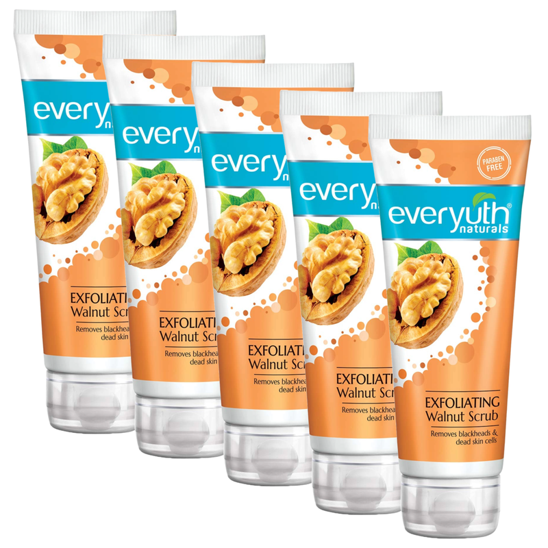 Everyuth Naturals Exfoliating Walnut Scrub 25g - Pack Of 5