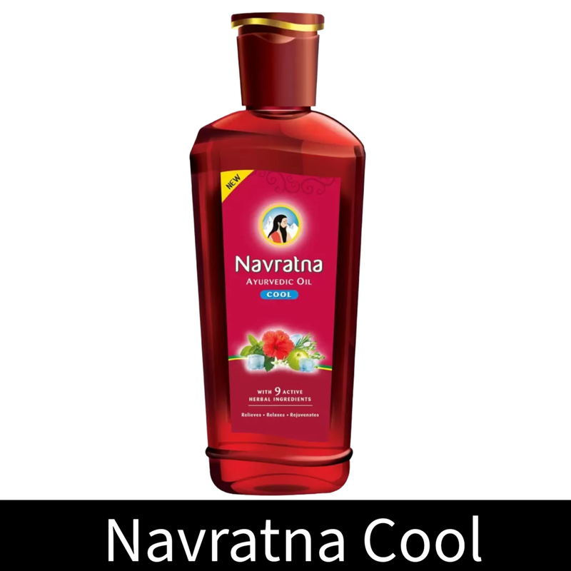 Herbal Ayurvedic Cool Navratna Oil - (45ml)