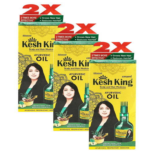 Kesh King Ayurvedic Scalp and Hair Medicinal Oil 100 ml (Pack Of 3)