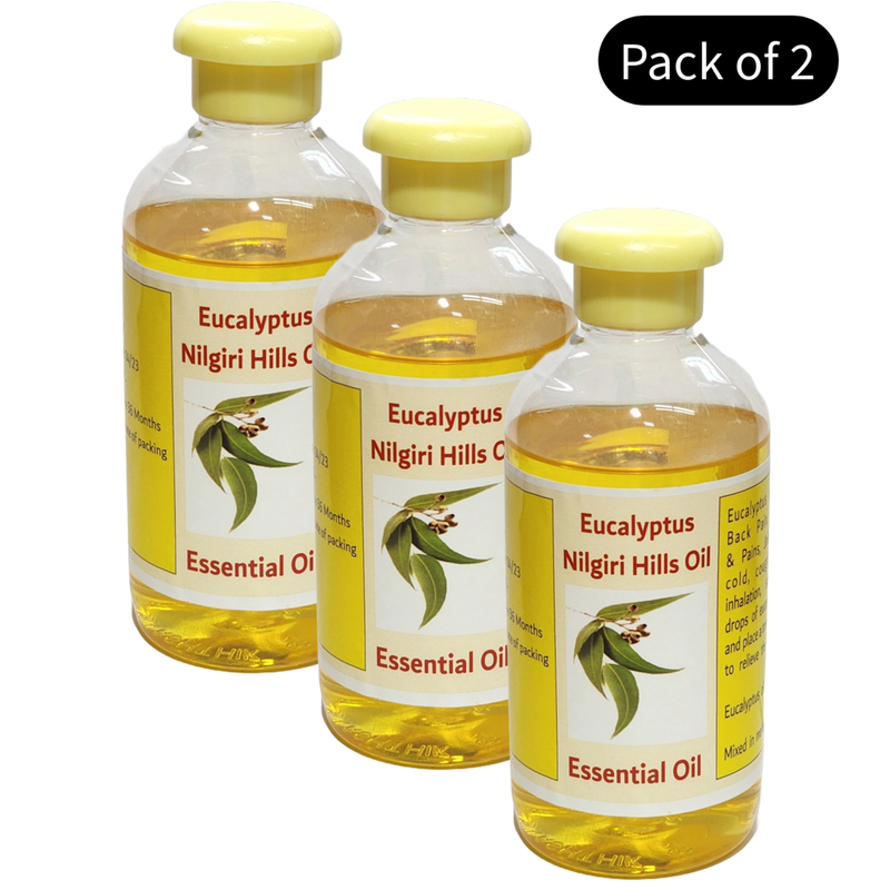 Eucalyptus Nilgiris Natural Oil - 200ml (Pack Of 3)