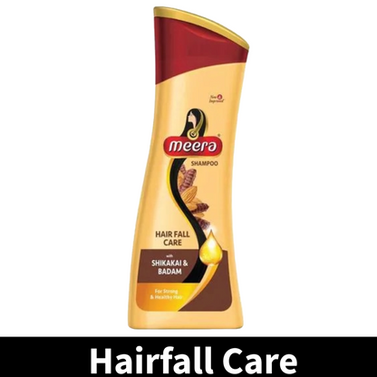 Meera Hair Fall Care Shampoo - Shikakai & Badam, For Strong & Healthy Hair Bottle (180ml)