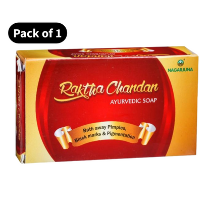 Ayurvedic Nagarjuna Raktha Chandan Soap 75g