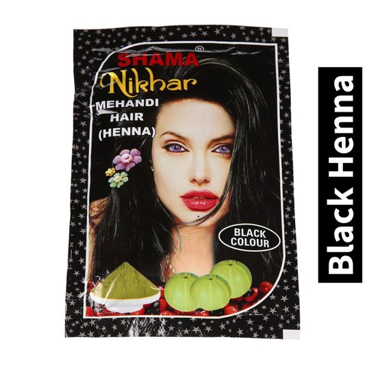 Shama Nikhar Henna Black Colour Hair - 45gm