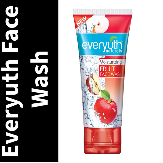 Everyuth Naturals Moisturizing Fruit Face Wash, 50gm, Tube