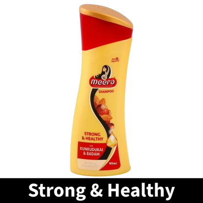 Meera Hair Fall Care Shampoo - Strong & Healthy, For Strong & Healthy Hair Bottle (80ml)