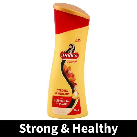 Meera Hair Fall Care Shampoo - Strong & Healthy, For Strong & Healthy Hair Bottle (80ml)