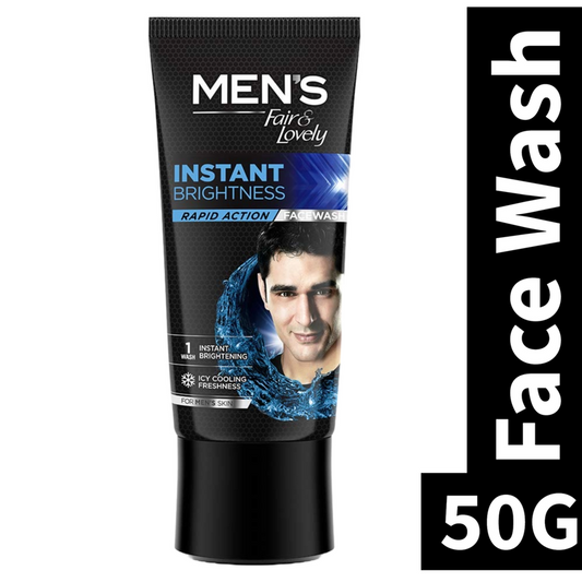 Fair & Lovely Men Face Wash Instant Fairness Rapid Action 50g