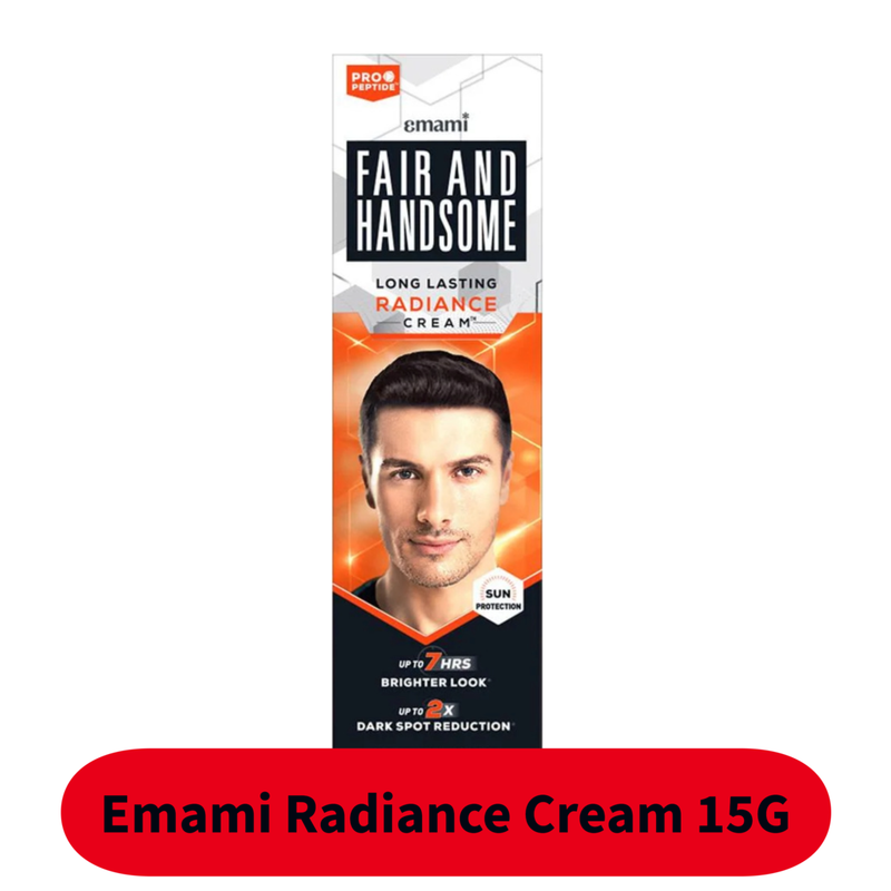 Emami Fair and Handsome Fairness Cream for Men - Deep Action, 15g Tube