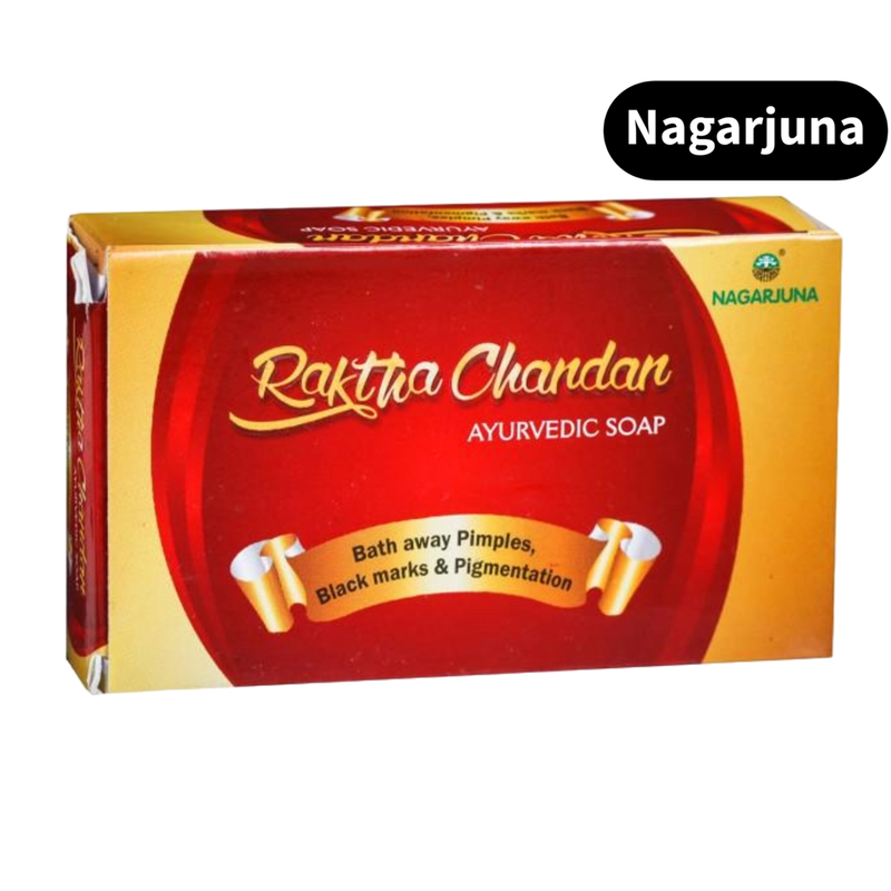 Nagarjuna Ayurvedic Raktha Chandan Soap (75g)