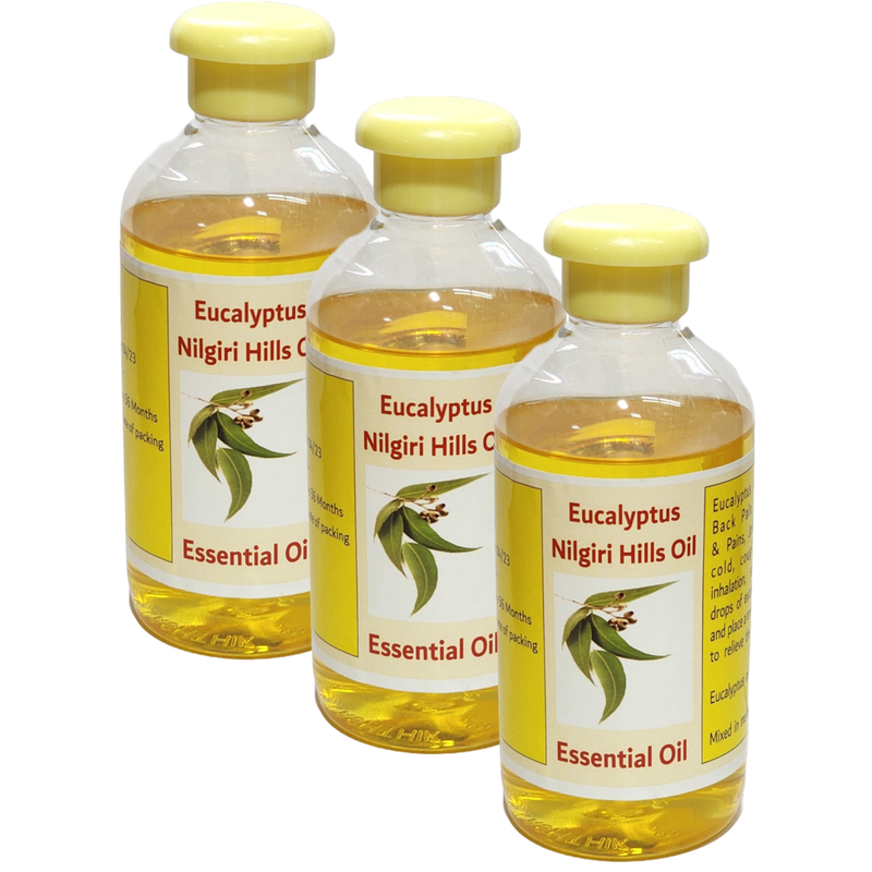 Nilgiris Natural Eucalyptus Oil - Pack Of 3 (200ml) – KartWalk