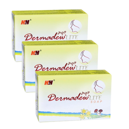 Dermadew Lite Moisturising Soap - 75g (Pack Of 3)