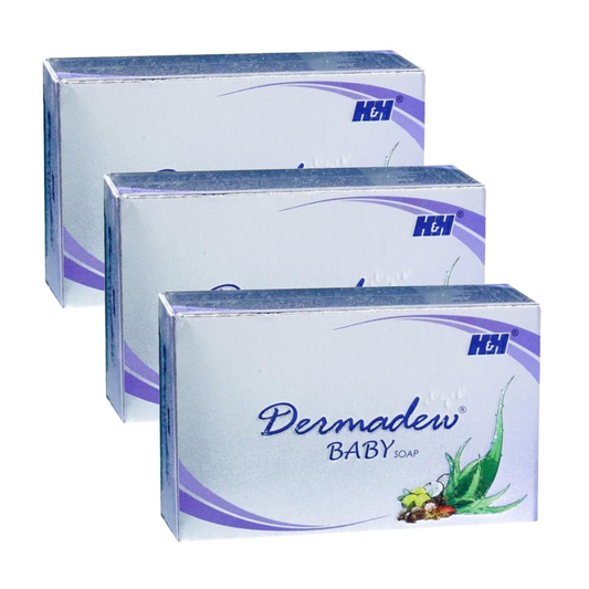 Dermadew Baby Moisturising Soap - 75g (Pack Of 3)