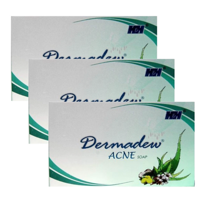 Dermadew Acne Moisturising Soap - 75g (Pack Of 3)