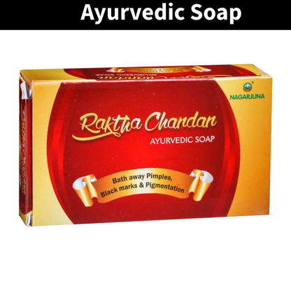 Nagarjuna Raktha Chandan Ayurvedic Pimples Soap 75g