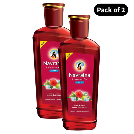 Navratna Cool Hair Oil - Pack Of 2 (90ml)