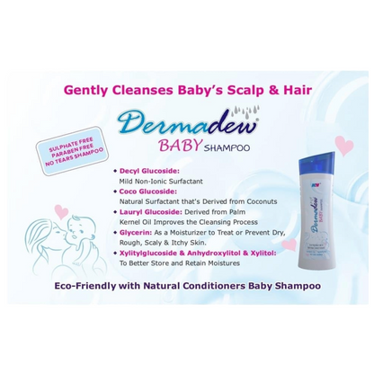 Dermadew Baby Moisturising Hair Shampoo - 80ML