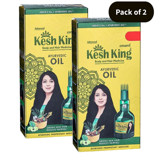 Kesh King Scalp and Hair Medicine Ayurvedic Oil - Pack Of 2 (50ml)