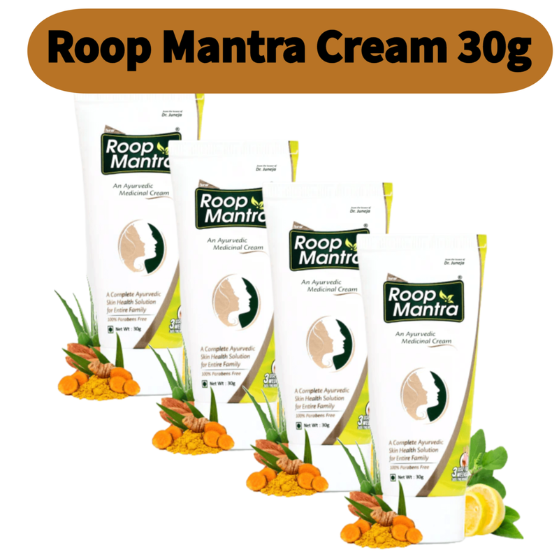 Roop Mantra Ayurvedic Face Cream 30gm - Pack Of 4