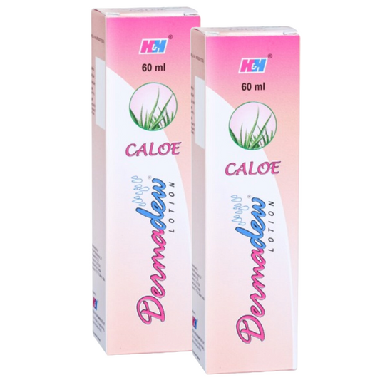 Dermadew Caloe Moisturising Lotion - 60ml (Pack Of 2)