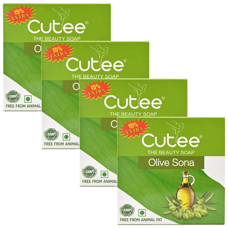 Cutee Olive Sona The Beauty Soap - 100g (Pack Of 4)