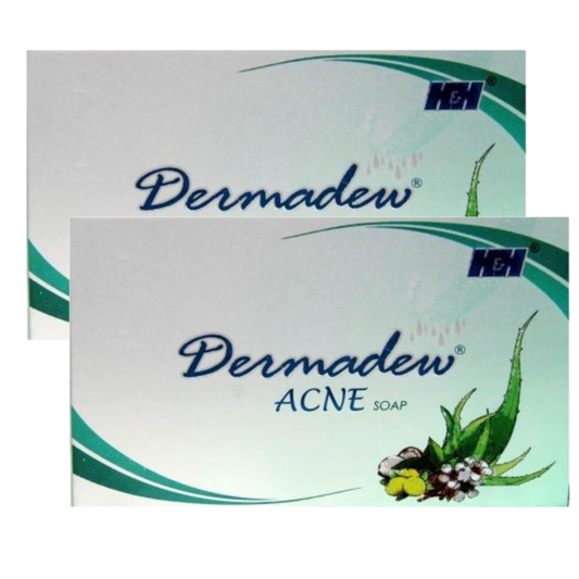 Dermadew Acne Moisturising Soap - 75g (Pack Of 2)