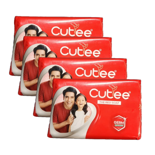 Cutee Germ Protection The Red Soap - 125g (Pack Of 4)