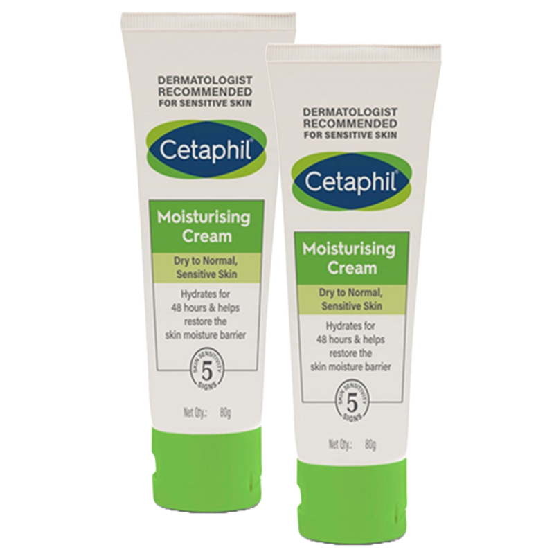 Cetaphil Intense Moisturising Cream - 80gm (Pack of 2)