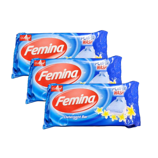 Cutee Femina Detergent Bar Power Wash - 175g (Pack Of 3)