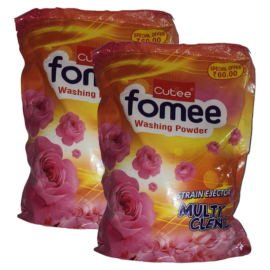 Cutee Fomee Strain Ejector Washing Powder - 1KG (Pack Of 2)