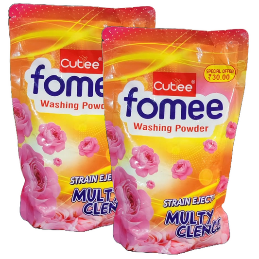 Cutee Fomee Strain Ejector Washing Powder - 500g (Pack Of 2)