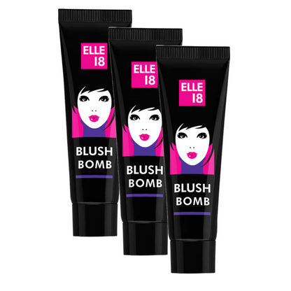 Elle 18 Blush Bomb Super 02 Pink - Pack of 3 (9gm)