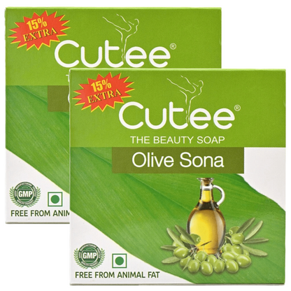 Cutee Olive Sona The Beauty Soap - 100g (Pack Of 2)