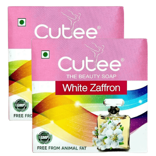 Cutee White Zaffron The Beauty Soap - 100g (Pack Of 2)