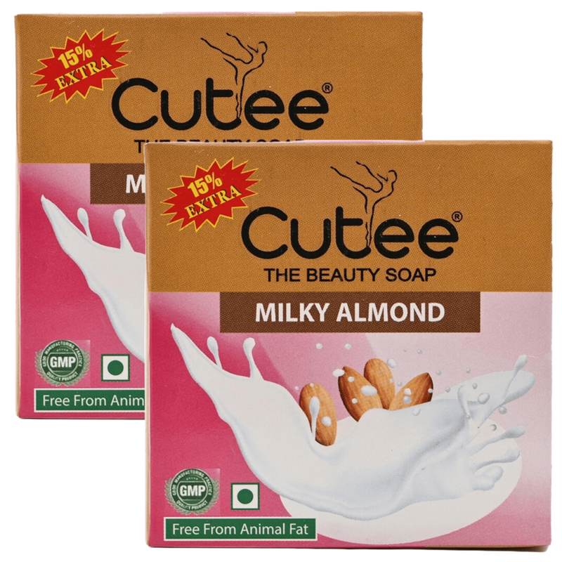 Cutee Milky Almond The Beauty Soap - 100g (Pack Of 2)