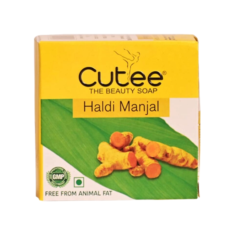 Cutee The Beauty Soap Haldi Manjal - 100gm