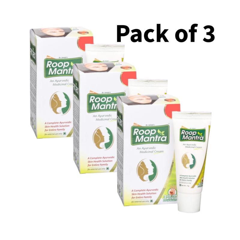 Roop Mantra Ayurvedic Cream 15g - Pack Of 3