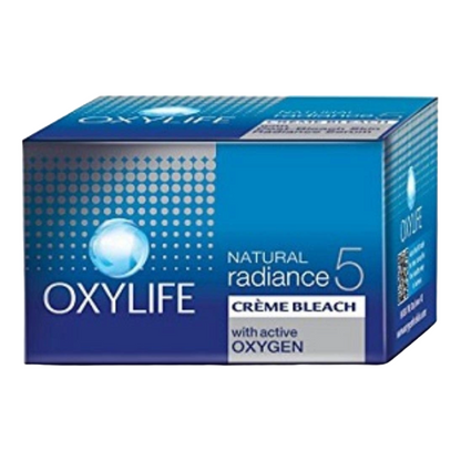 Oxylife Natural Radiance 5 Creme Bleach- With Active Oxygen-27 g