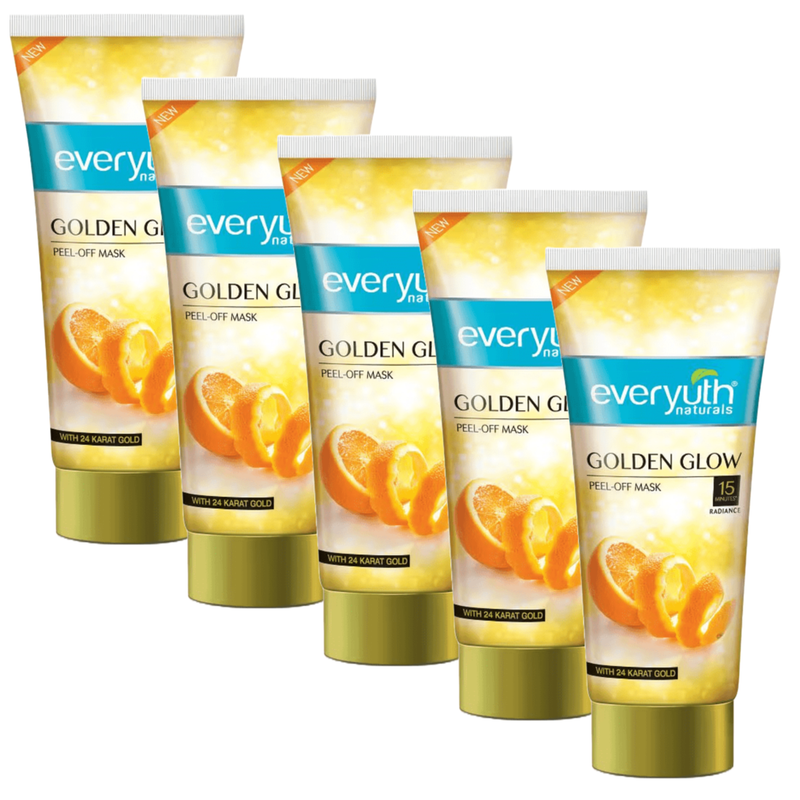 Everyuth Naturals Advanced Golden Glow Peel-off Mask, 50g - Pack Of 5