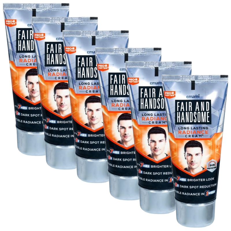 Emami Fair and Handsome Fairness Cream for Men - 8g (Pack Of 6)