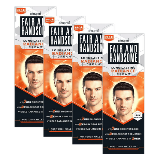 Emami Fair & Handsome Fairness Cream - Fair & Handsome, For Men, 30 g - Pack Of 4