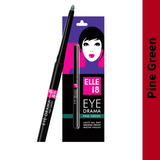 Elle 18 Eye Drama Kajal, Super Green, Smudgeproof & Waterproof - 0.35g