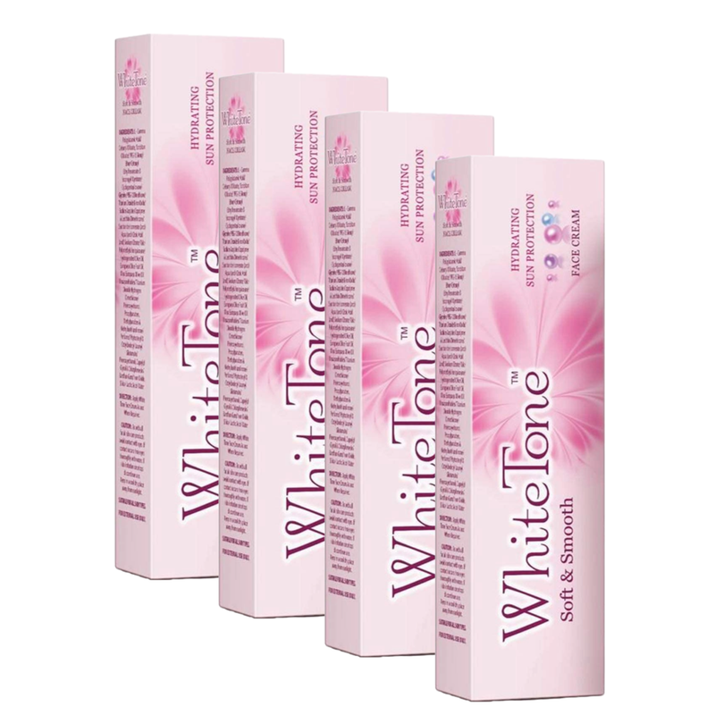 White Tone Soft & Smooth Face Cream - 25gm (Pack Of 4)