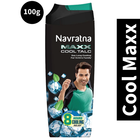 Navratna Maxx Cool Talc - Pack Of 1 (100g)